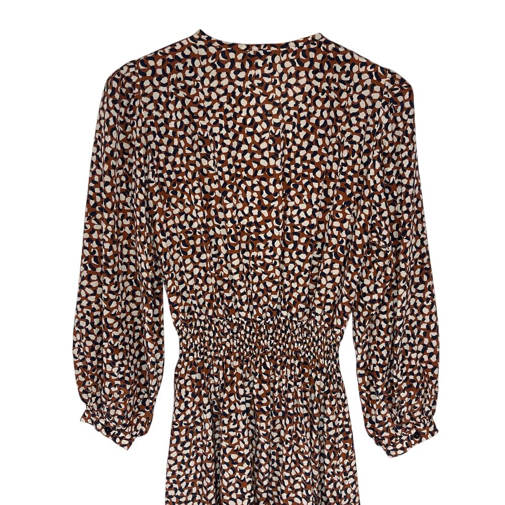 NWT TUCKER Women’s Silk Juliette Dress in Cinnamon Spots size XL - Picture 8 of 8